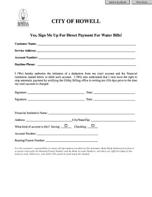city of howell water bill|pay howell taxes online.